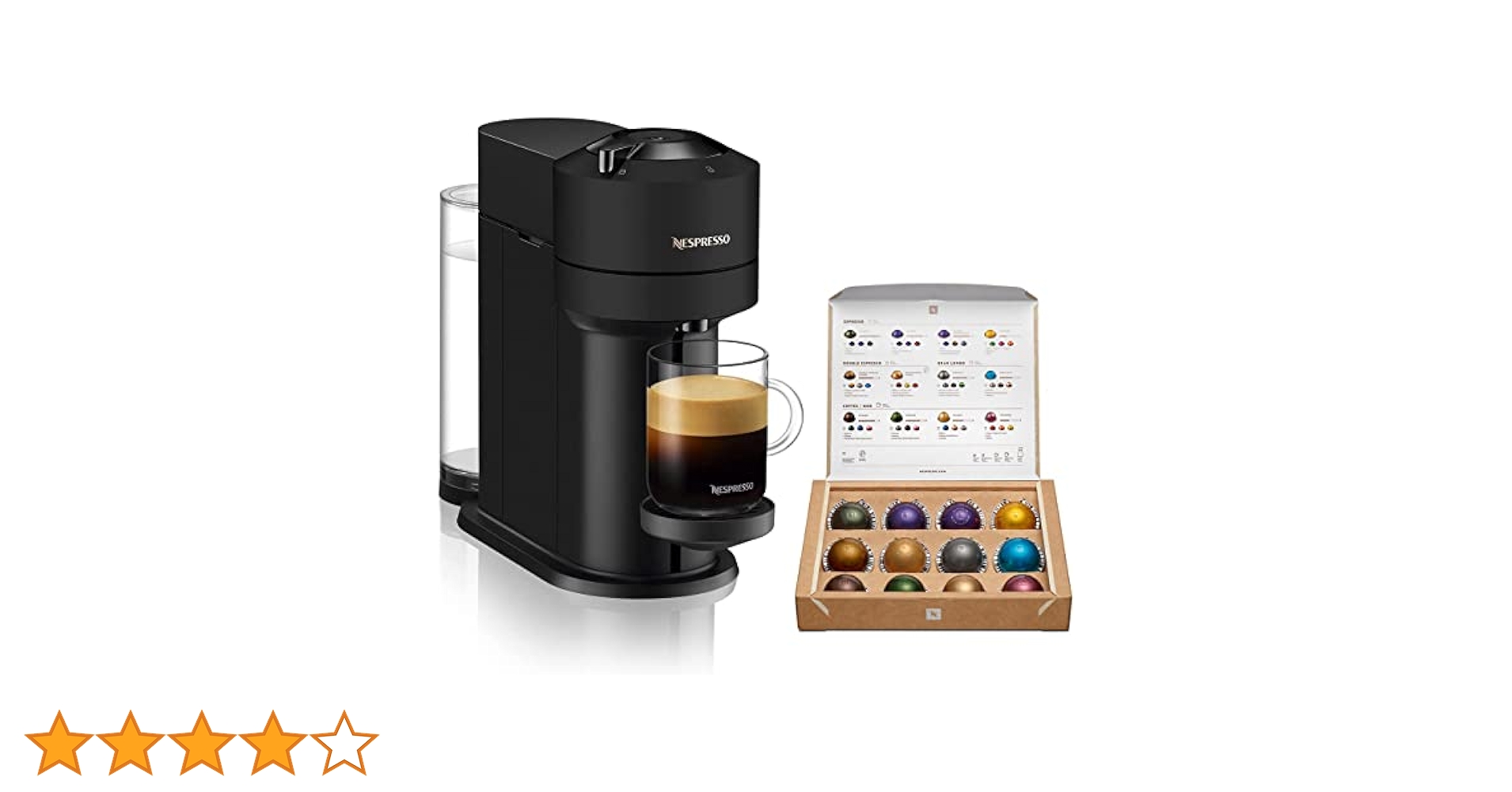 NESPRESSO ヴァーチュオ　ネクスト　マットブラック　スペシャルパック Amazon.co.jp: Nespresso Vatuo Next Capsule Coffee Maker